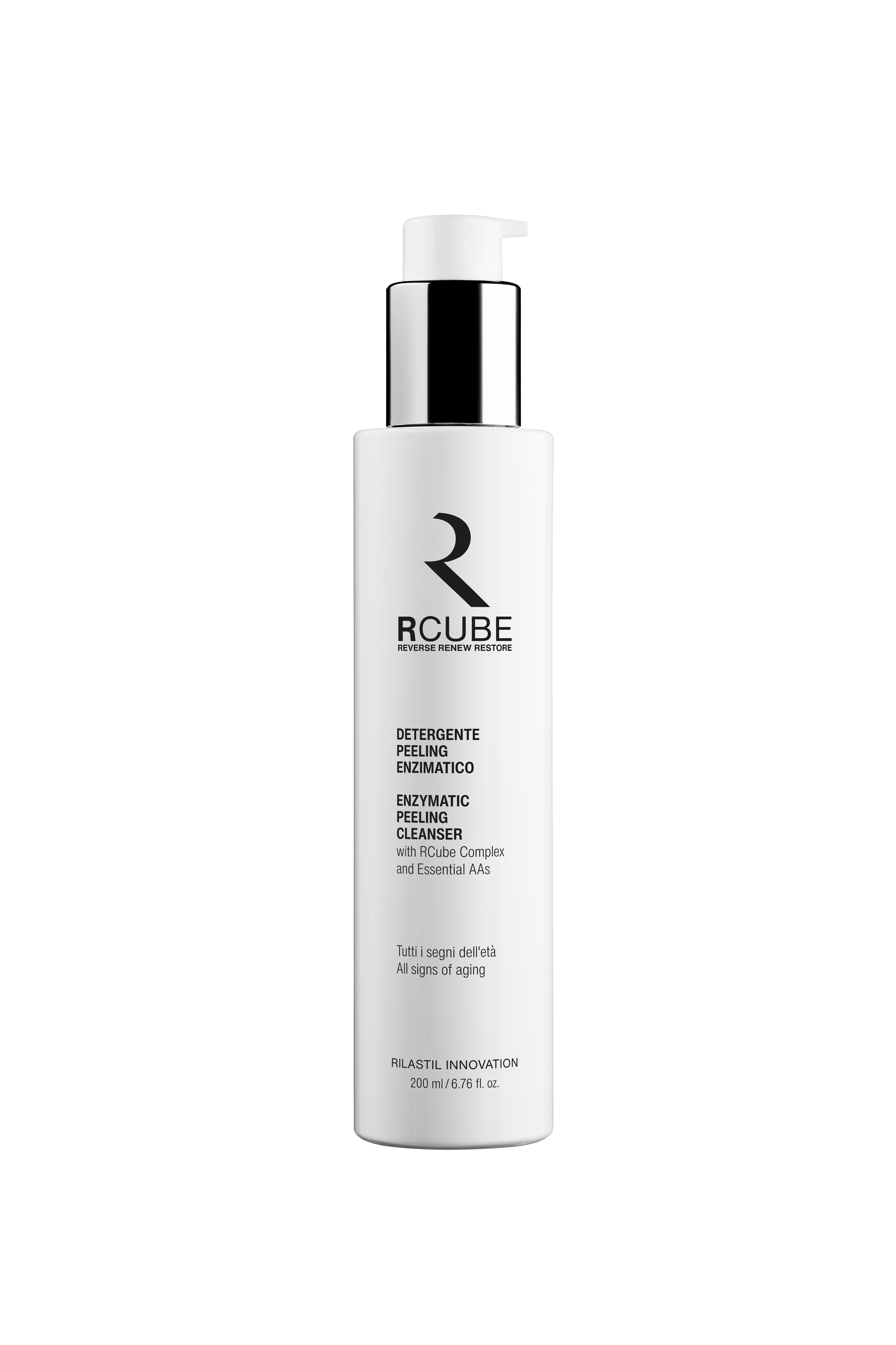 Rilastil RCube Detergente Peeling Enzimatico 200 ml